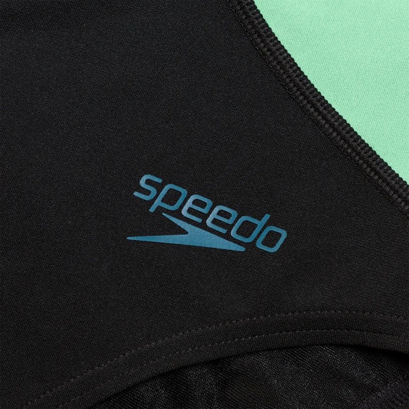 Speedo Colourblock Highneck Crossback Damen-Badeanzug einteilig