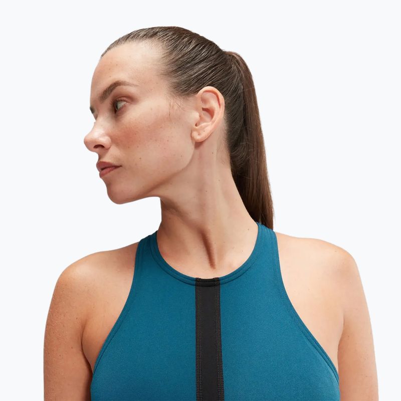 Speedo Colourblock Highneck Crossback Damen-Badeanzug einteilig