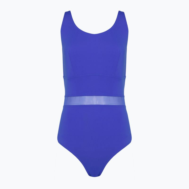 Speedo Shaping Luniaglow einteiliger Badeanzug für Frauen true cobalt