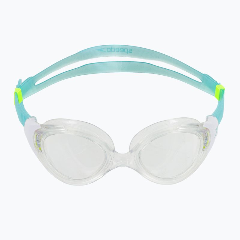 Speedo Biofuse 2.0 Damen-Schwimmbrille klar / weiß / marineblau / klar 2