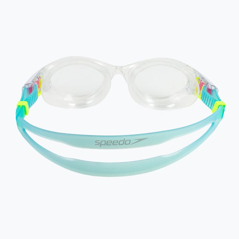 Speedo Biofuse 2.0 Damen-Schwimmbrille klar / weiß / marineblau / klar 4
