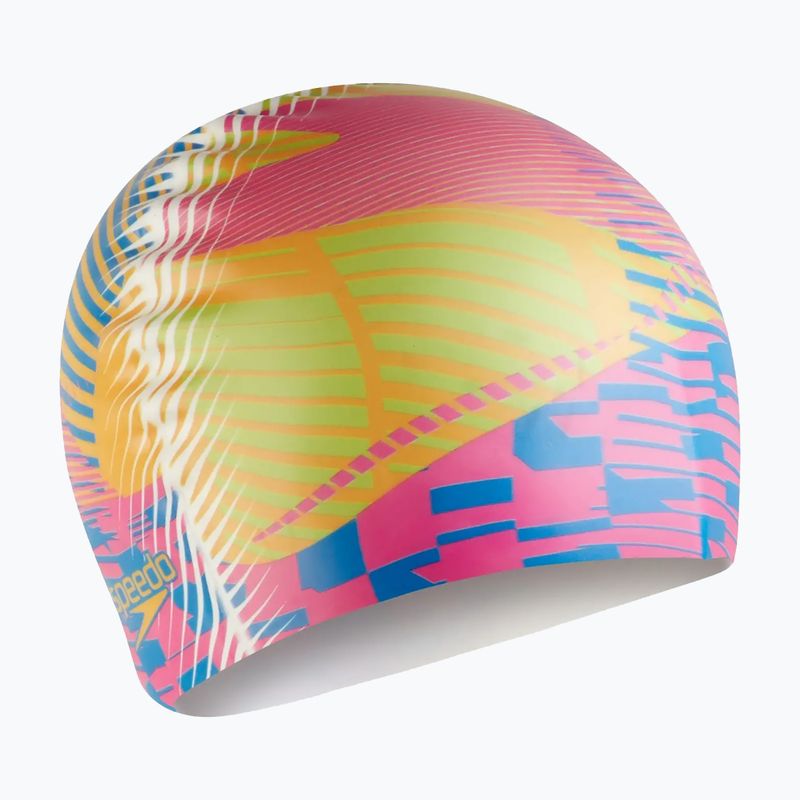 Speedo Digital Printed abstrakte Badekappe