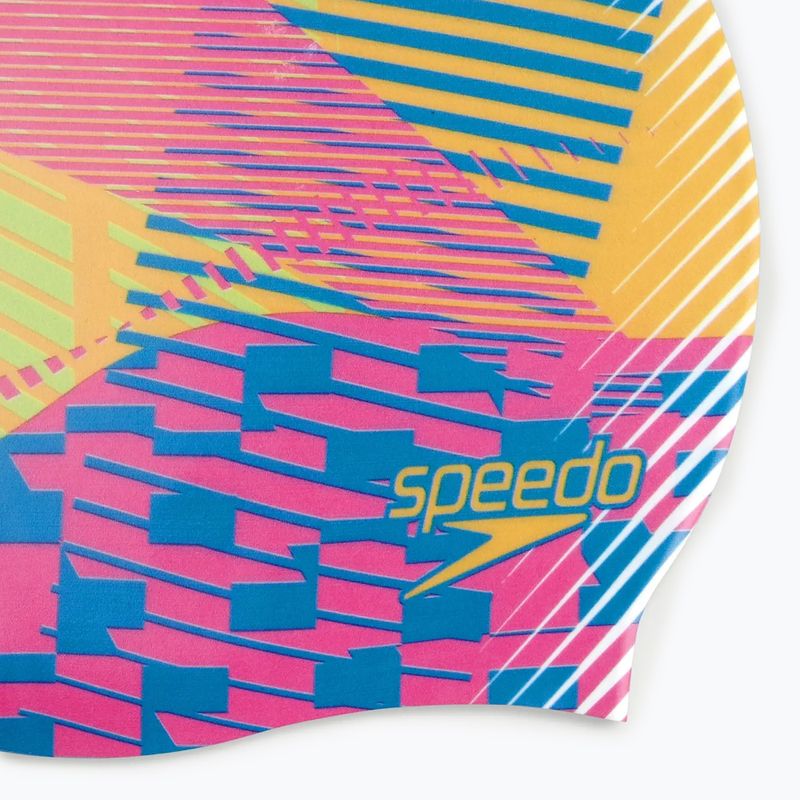 Speedo Digital Printed abstrakte Badekappe