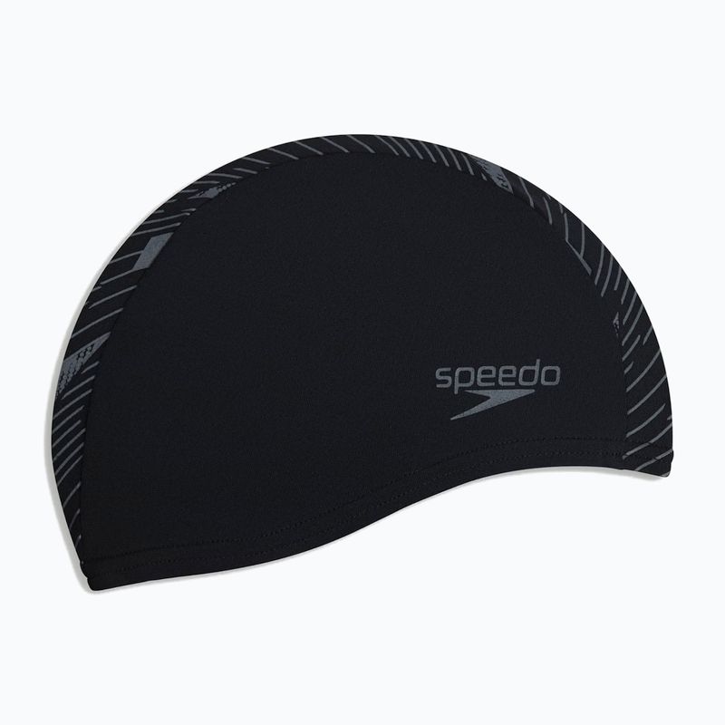 Schwimmkappe Badehaube Speedo Boom ECO Endurance+ black/usa charcoal