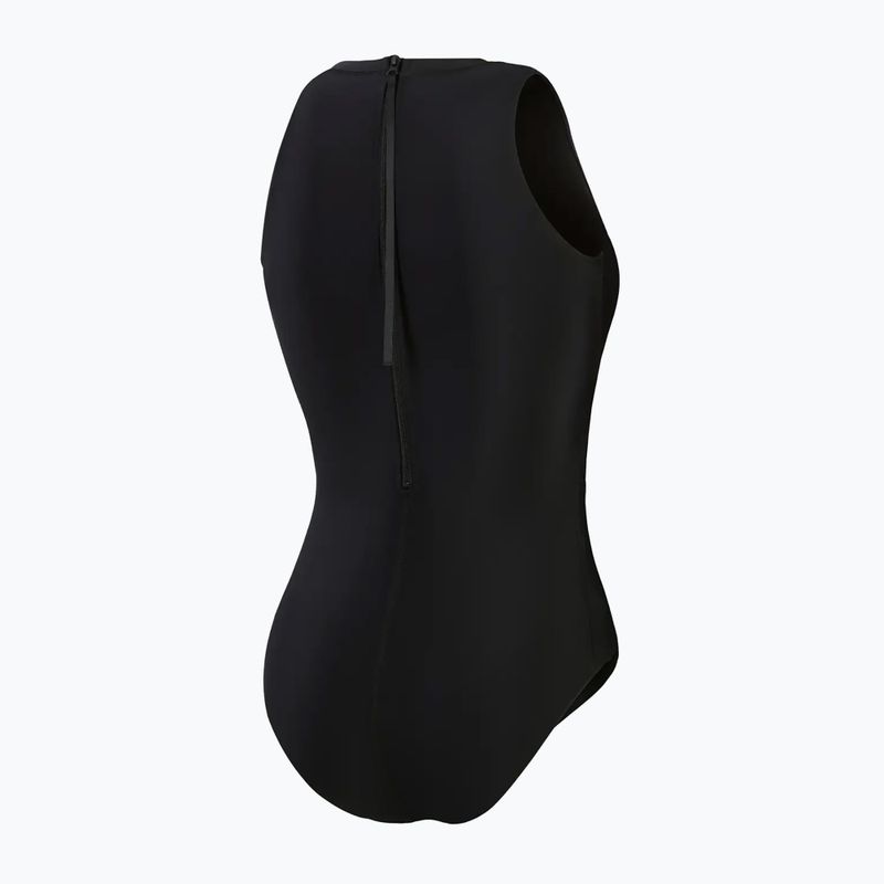 Speedo Damen Badeanzug Hydrasuit einteilig schwarz/weiß 3