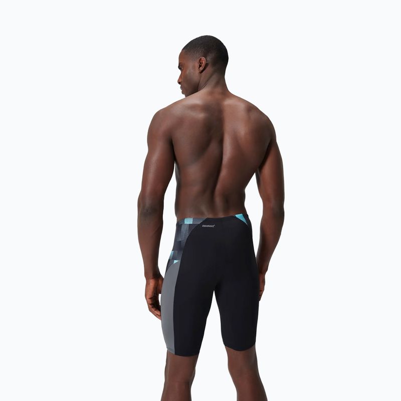 Schwimm-Jammer Herren Speedo Endurance+ MAX Splice Jammer black/usa charcoal/marine 7