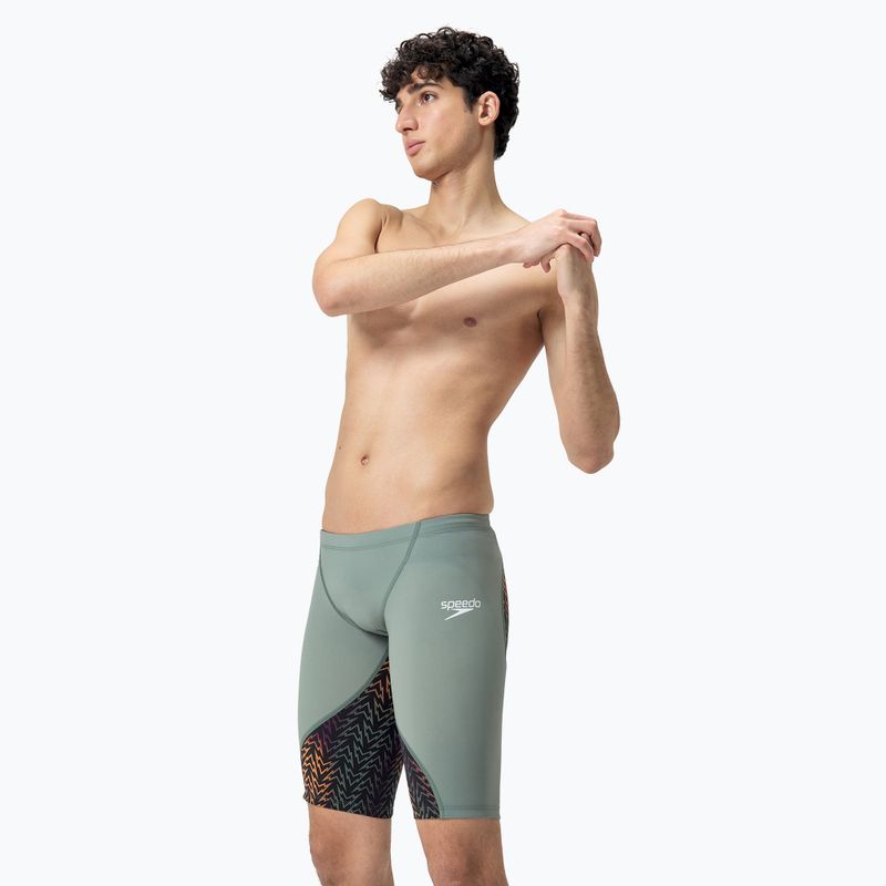 Schwimm-Jammer Herren Speedo Fastskin LZR Ignite Jammer country green/black/nectarine 3