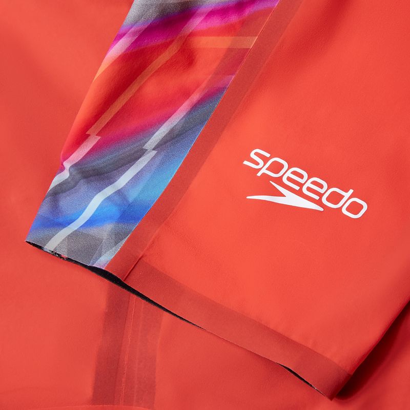 Damen-Einteiler Speedo Fastskin LZR Pure Valor 2.0 Openback Kneeskin flame red/picton blue 3