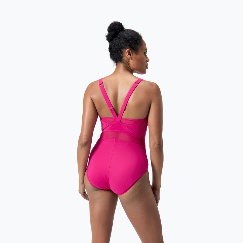 Speedo Shaping LuniaGlow Ein Stück Badeanzug magenta Dunst 7