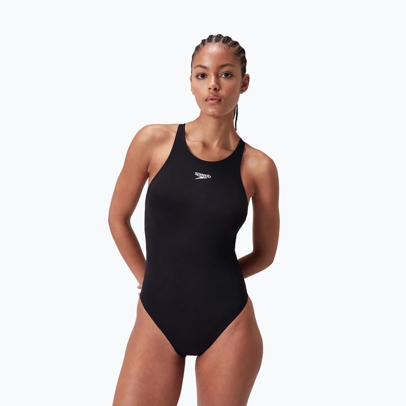 Speedo Damen-Badeanzug Endurance+ V-Back schwarz, einteilig 6