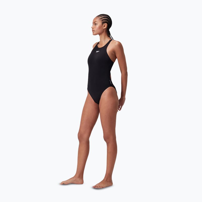 Speedo Damen-Badeanzug Endurance+ V-Back schwarz, einteilig 7