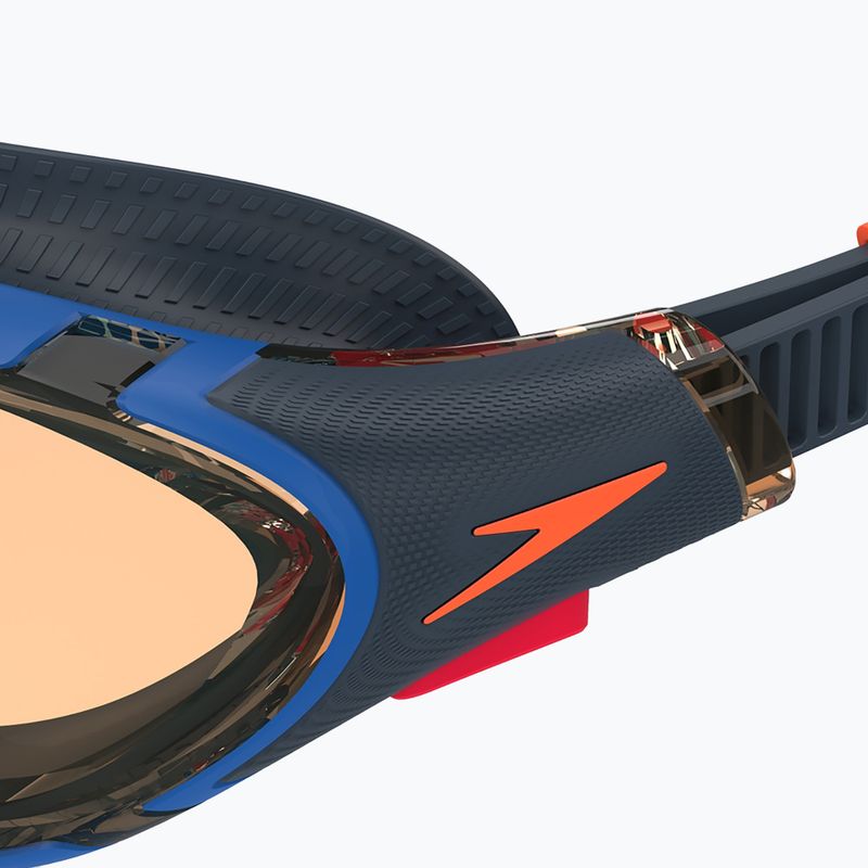 Speedo Biofuse 2.0 Türkisches Meer / Bernstein Schwimmbrille 5