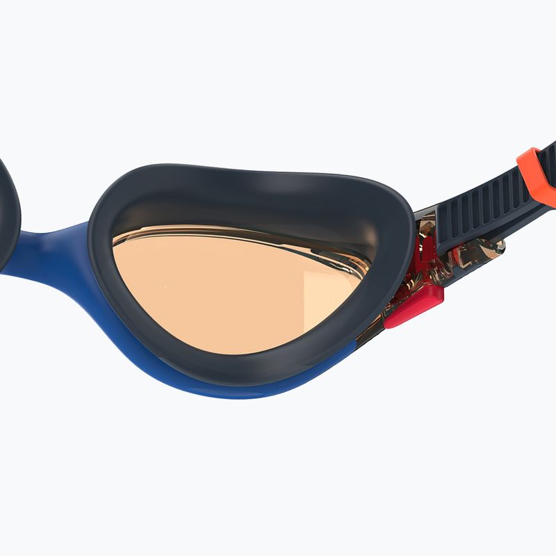 Speedo Biofuse 2.0 Türkisches Meer / Bernstein Schwimmbrille 6