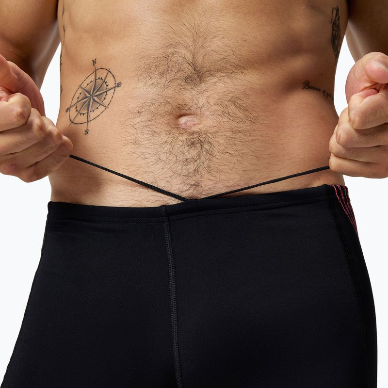 Schwimm-Boxershorts Herren Speedo Tech Panel Aquashort black/coral sands 3
