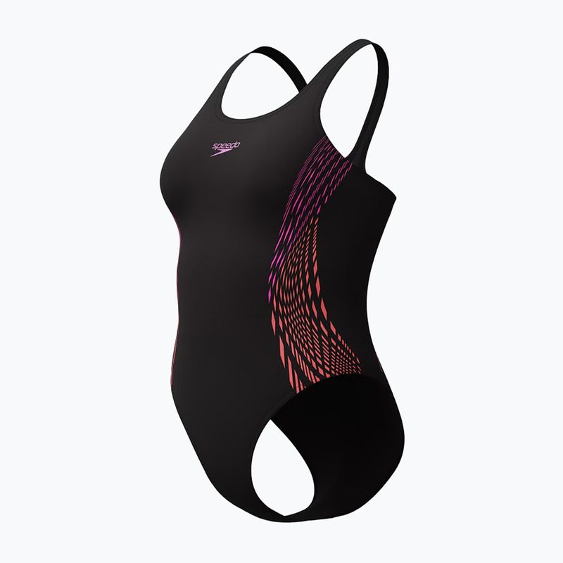Badeanzug Damen Speedo Placement Muscleback neon violet 3