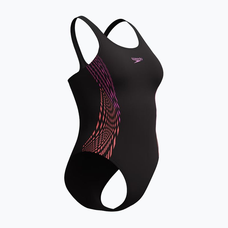 Badeanzug Damen Speedo Placement Muscleback neon violet 4