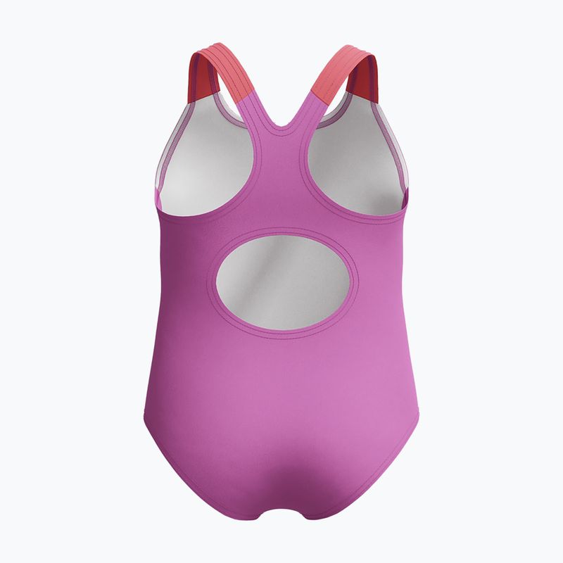 Kinder-Einteiliger Badeanzug Speedo Learn To Swim Medalist Neon Violett 2