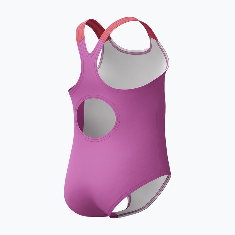 Kinder-Einteiliger Badeanzug Speedo Learn To Swim Medalist Neon Violett 4