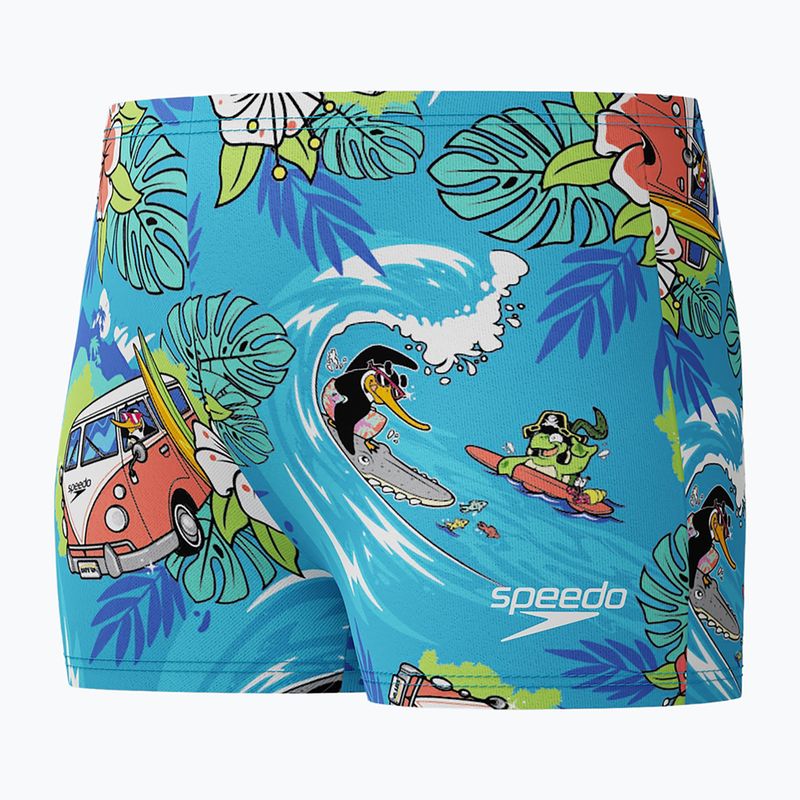 Kinder-Schwimmshorts Speedo Learn To Swim Digital Allover Aquashort Picton Blue 3