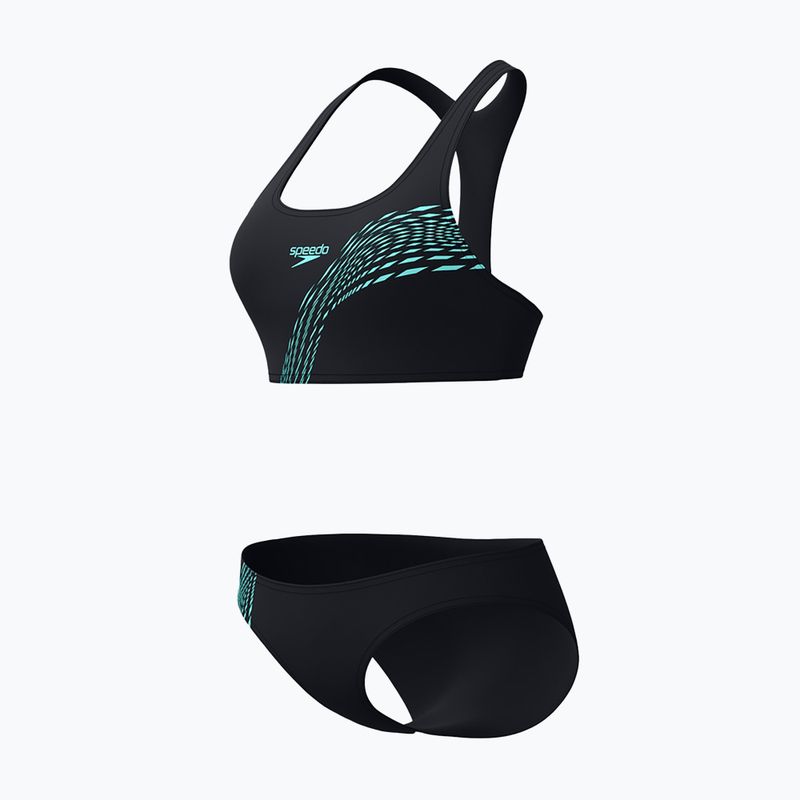 Damen-Bikini Speedo Placement Bikini set arctic glass 3