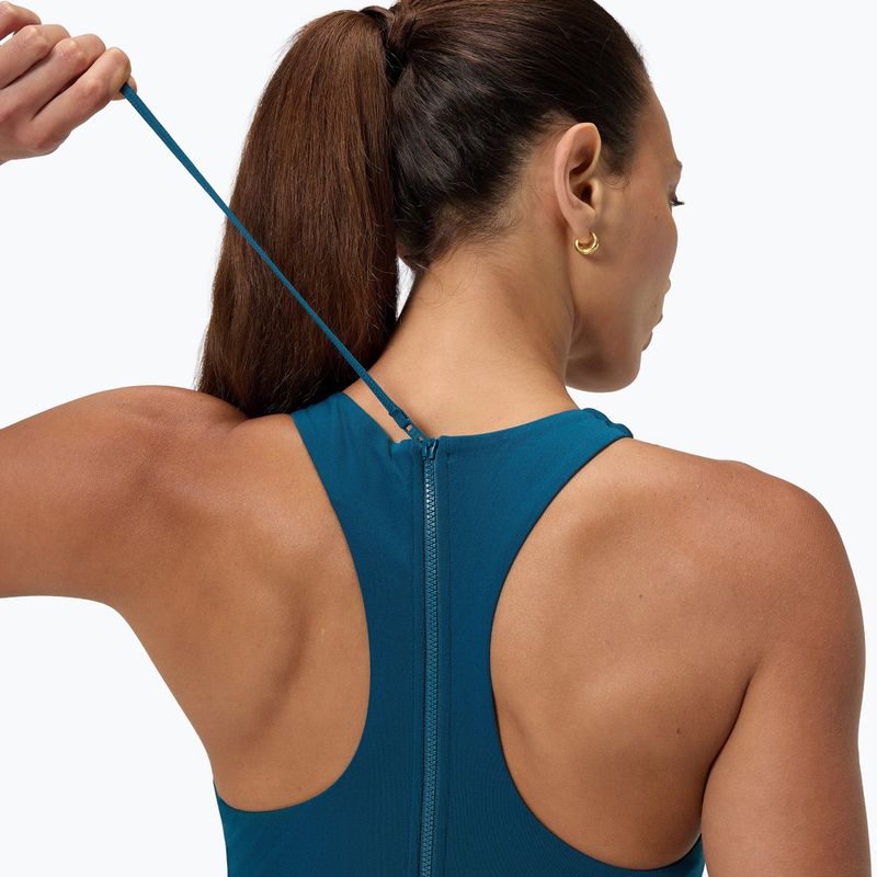 Damen-Einteiler Badeanzug Speedo Racer Zip with Built in Swim Bra dark teal 5