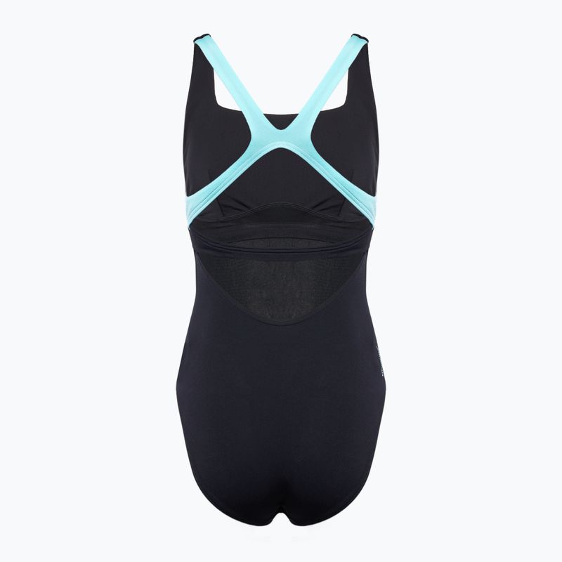 Einteiliger Badeanzug Speedo Flex Band mit Bade-BH anthrazit 2