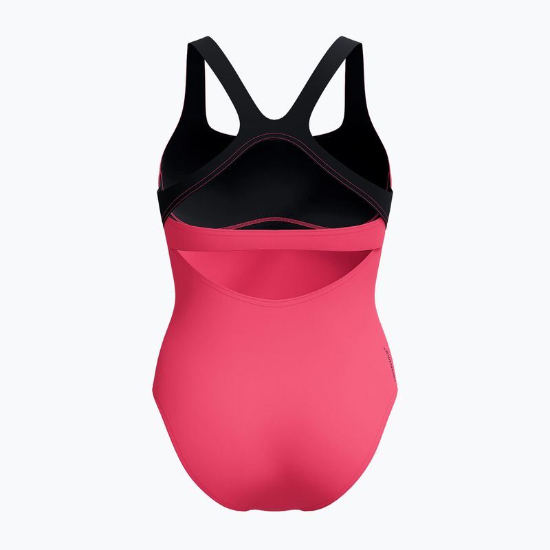 Damen-Einteiler Badeanzug Speedo Flex Band with Swim Bra raspbery fill/vermilion/punch 8