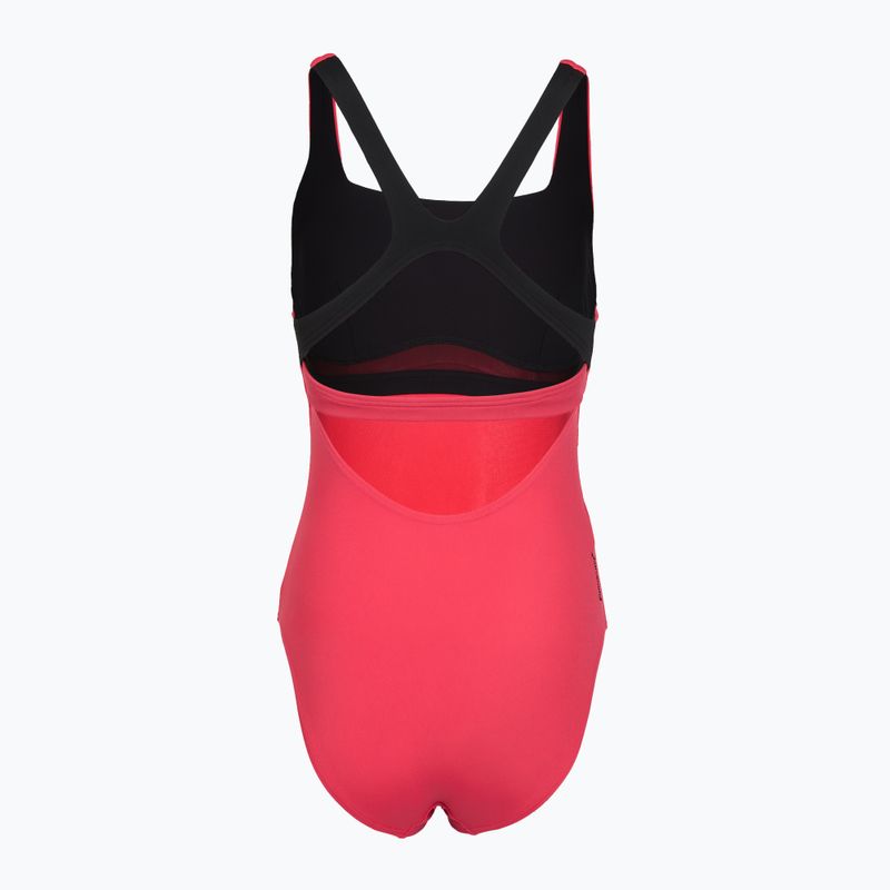 Damen-Einteiler Badeanzug Speedo Flex Band with Swim Bra raspbery fill/vermilion/punch 8
