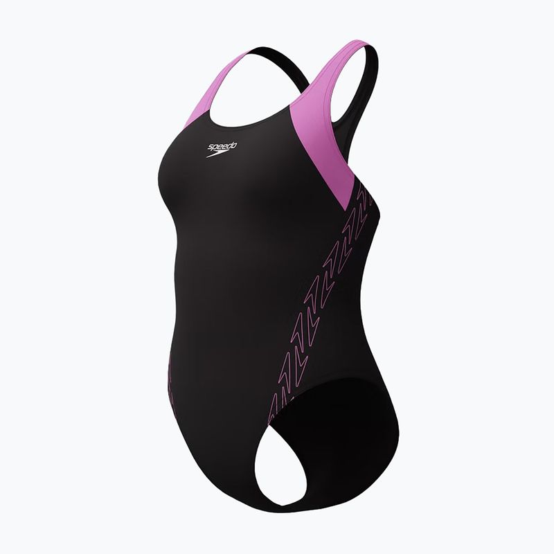 Damen Badeanzug Speedo HyperBoom Splice Racerback neon violet 3