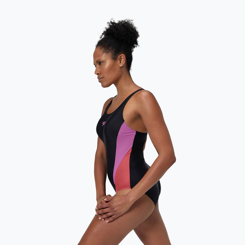 Damen Badeanzug Speedo Colourblock 2.0 neon violet 4