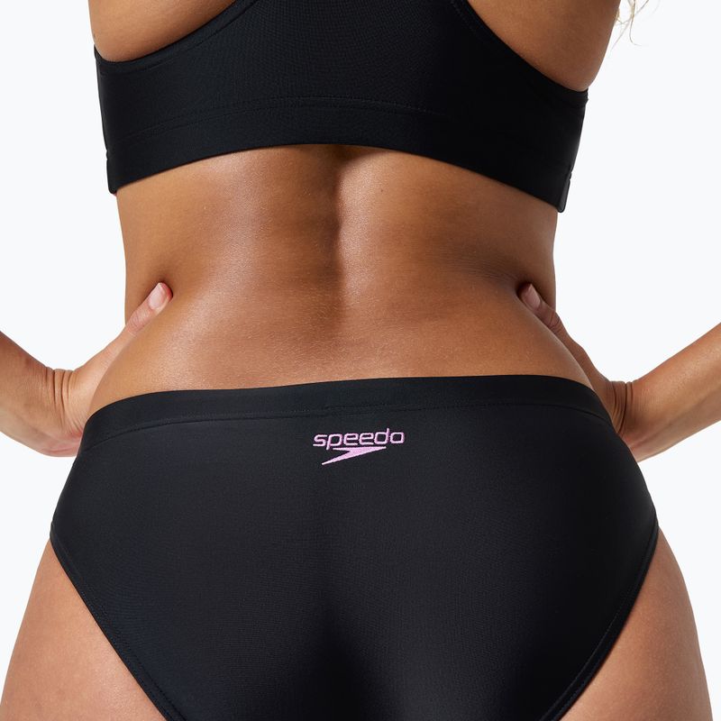 Speedo Colourblock Splice 2.0 Zweiteiliger Badeanzug für Damen in Neon-Violett 4