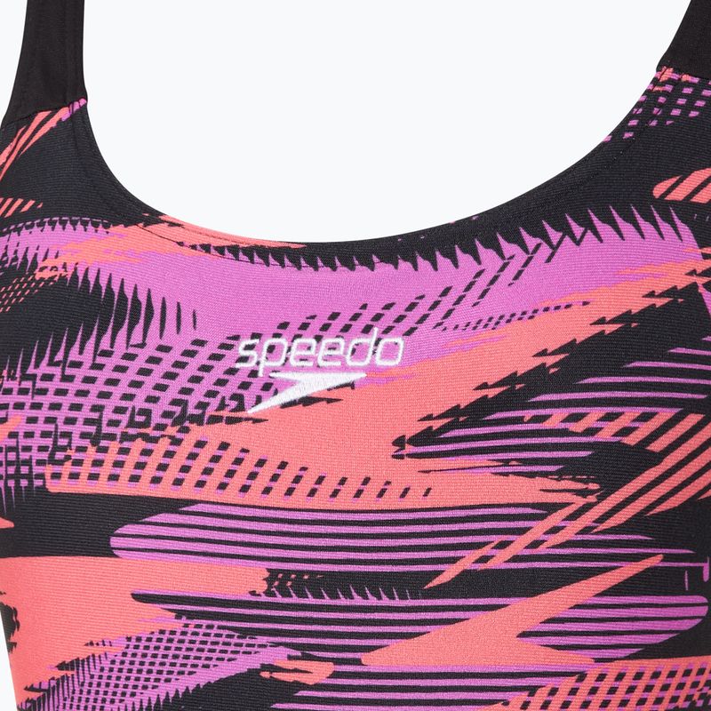 Einteiler Badeanzug Damen Speedo HyperBoom Placement Muscleback coral sands 3