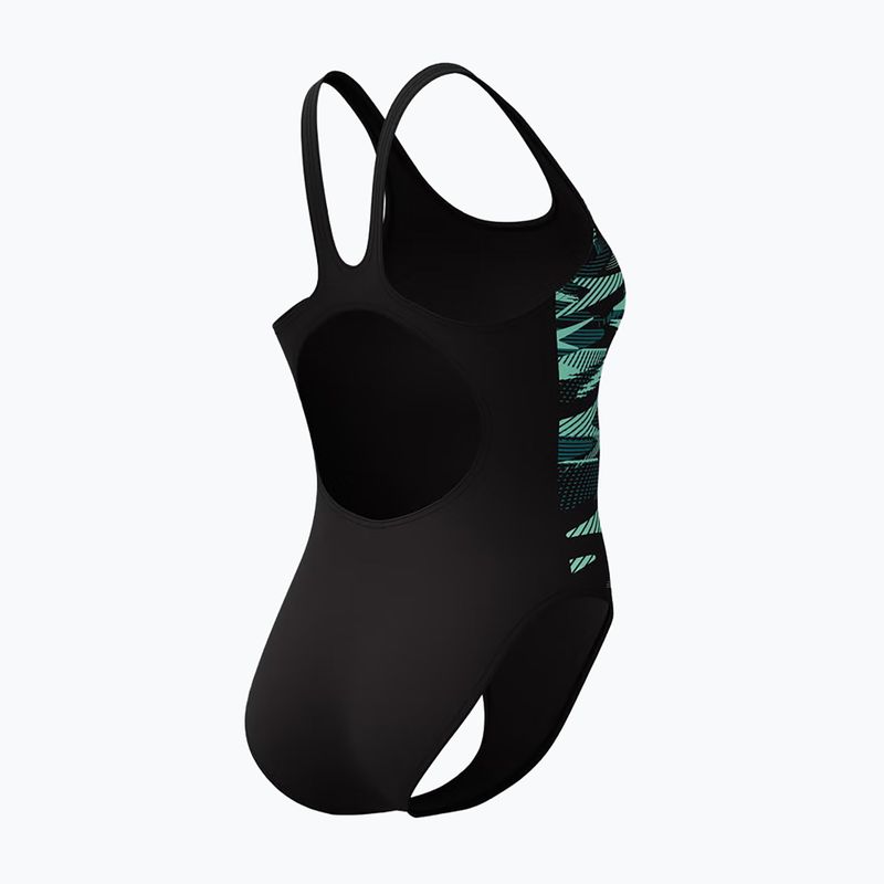 Badeanzug Damen Speedo Hyperboom Placement Muscleback dark teal 6