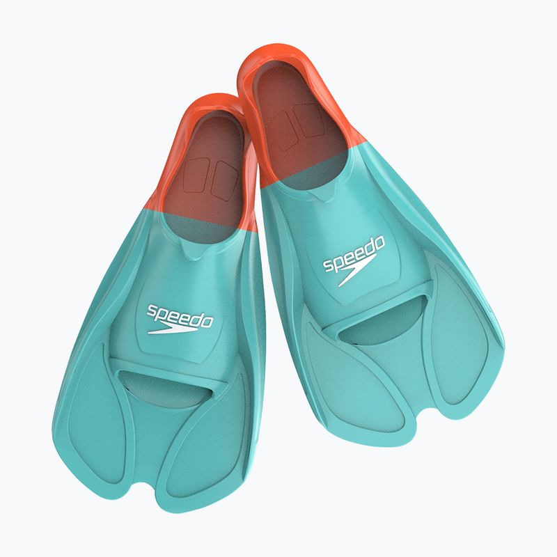 Schwimmflossen Speedo Biofuse Training arctic glass/volcanic orange
