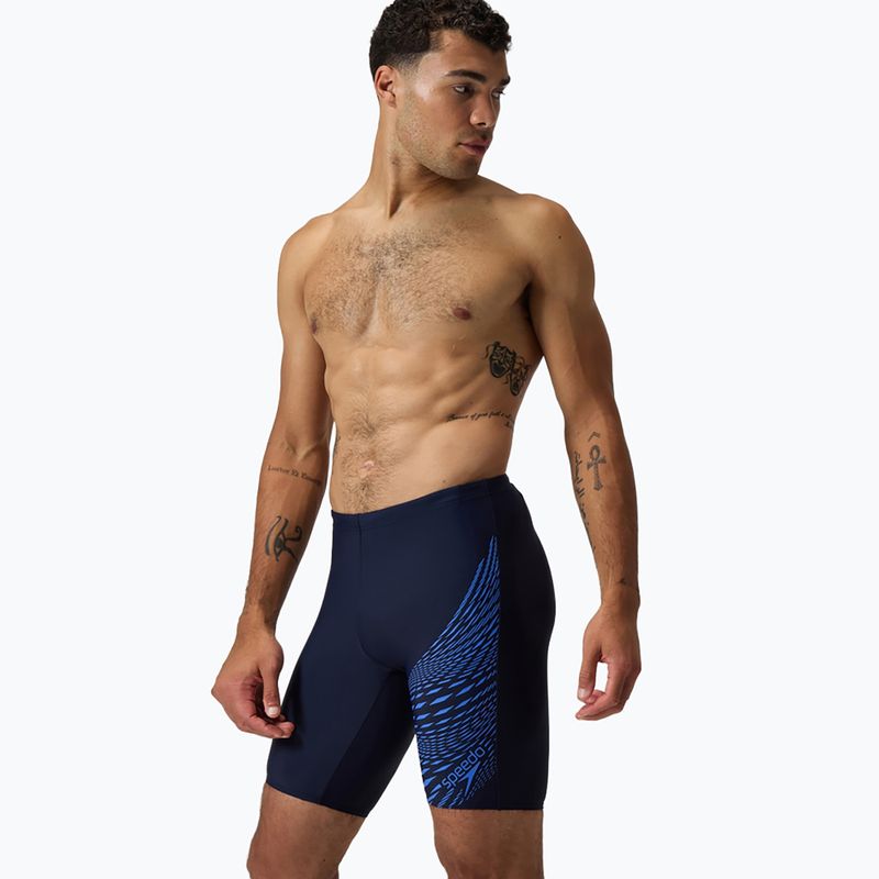 Schwimm-Jammer Herren Speedo Medley Logo Jammer navy/cobalt pop 5