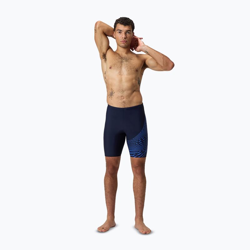 Schwimm-Jammer Herren Speedo Medley Logo Jammer navy/cobalt pop 6