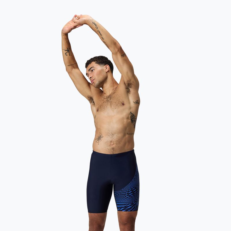 Schwimm-Jammer für Herren Speedo Medley Logo Jammer navy/cobalt pop 8