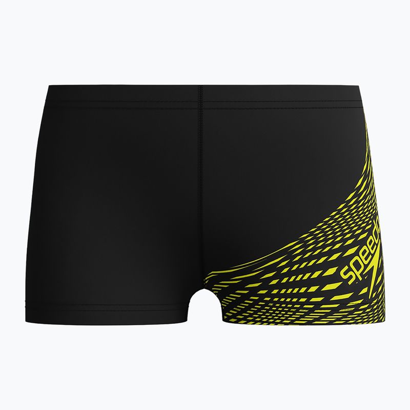 Kinder-Schwimmboxer Speedo Medley Logo Aquashort hyper yellow