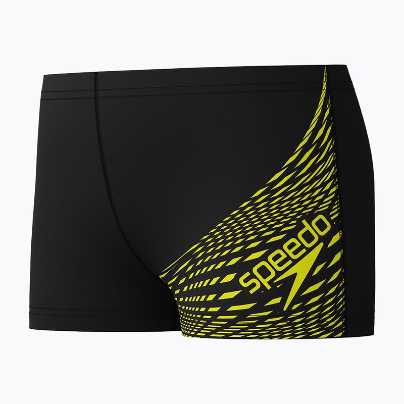 Kinder-Schwimmboxer Speedo Medley Logo Aquashort hyper yellow 3