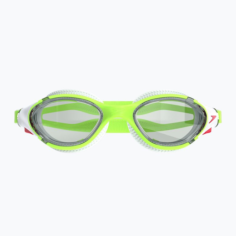 Speedo Biofuse 2.0 grün fizz / Stahl Schwimmbrille 2