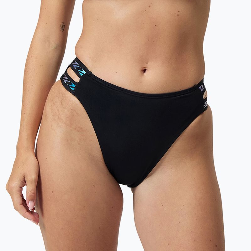 Zweiteiliger Damen-Badeanzug Speedo Solid Logo Elastic High Waist Bottom speedo schwarz 4