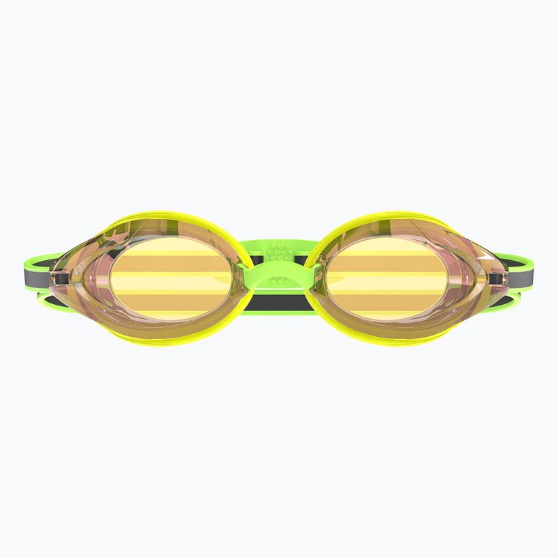 Schwimmbrille Speedo Vanquisher 3.0 Mirrored hyper yellow/grey/ablaze mirror 2
