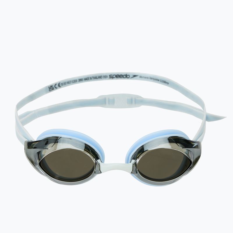 Schwimmbrille Damen Speedo Vanquisher 3.0 Mirrored hawaiian sky/grey/silver mirror 2