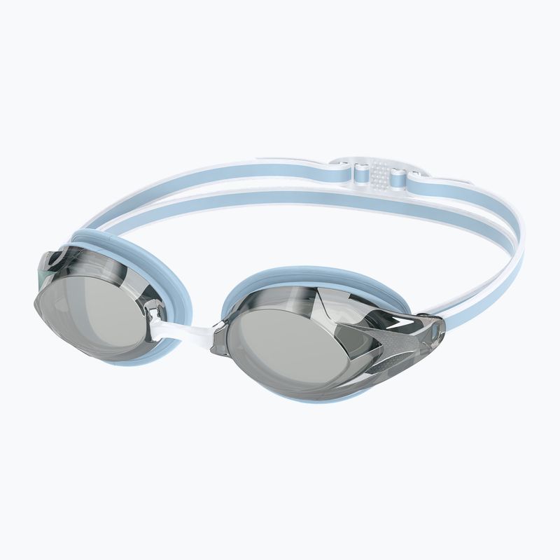 Schwimmbrille Damen Speedo Vanquisher 3.0 Mirrored hawaiian sky/grey/silver mirror