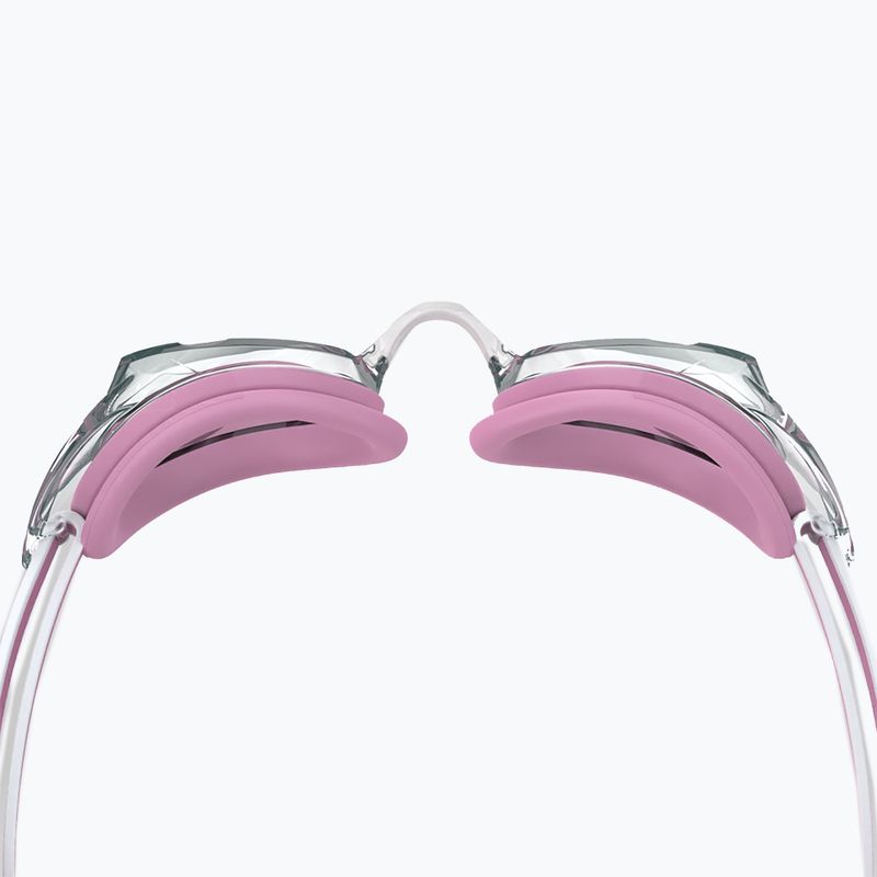 Speedo Vanquisher 3.0 lustige rosa / klar Schwimmbrille 3