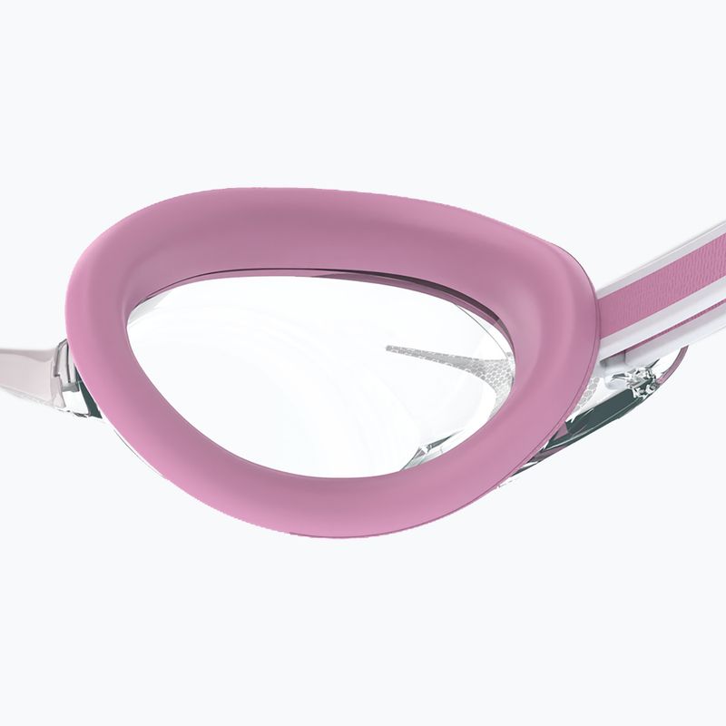Speedo Vanquisher 3.0 lustige rosa / klar Schwimmbrille 6