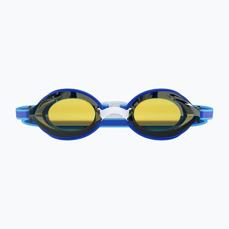 Speedo Vanquisher 3.0 Mirror Kinder Schwimmbrille cobalt pop / cobalt / gold mirror 2