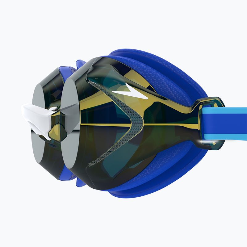 Speedo Vanquisher 3.0 Mirror Kinder Schwimmbrille cobalt pop / cobalt / gold mirror 4