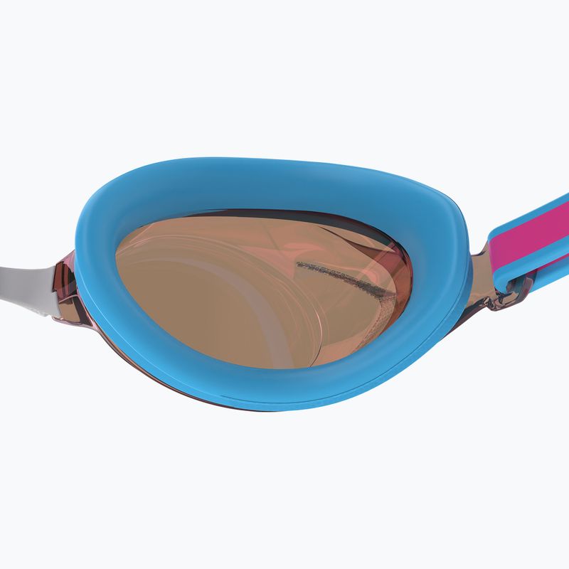 Schwimmbrille Kinder Speedo Vanquisher 3.0 Mirror picton blue/vermillion/gold mirror 5