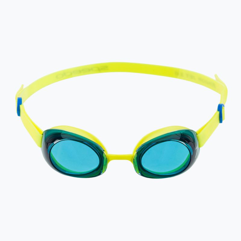 Speedo Jet 2.0 Kinderschwimmbrille empire gelb / neon blau 2